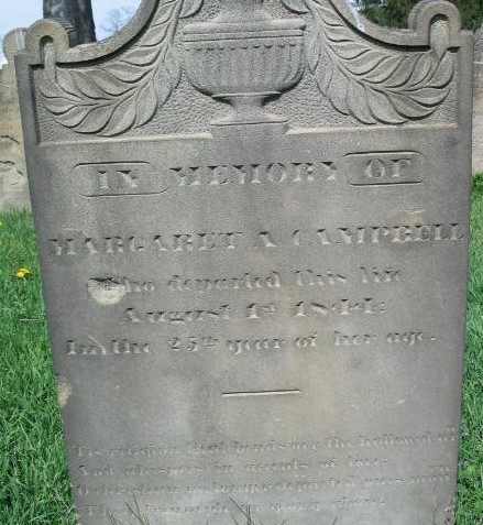 Margaret A. Campbell tombstone